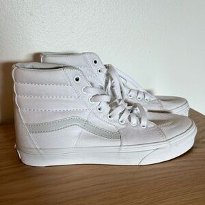 Vans White Sk8 Hi Sneaker